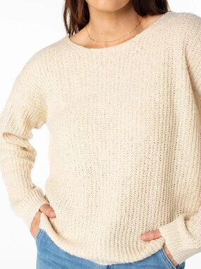 Roxy Open Back Sweater Size S